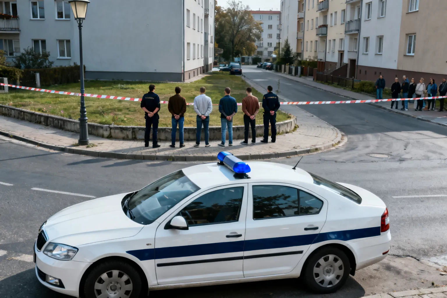 Zatrzymano pięć osób podejrzanych o rozbój przy użyciu przebrania funkcjonariuszy