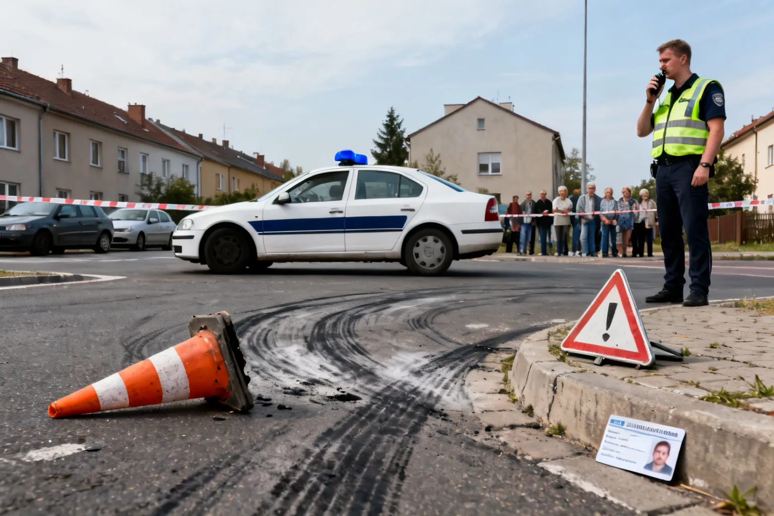 Kalisz: drift na skrzyżowaniu — prawo jazdy zatrzymane na 3 miesiące