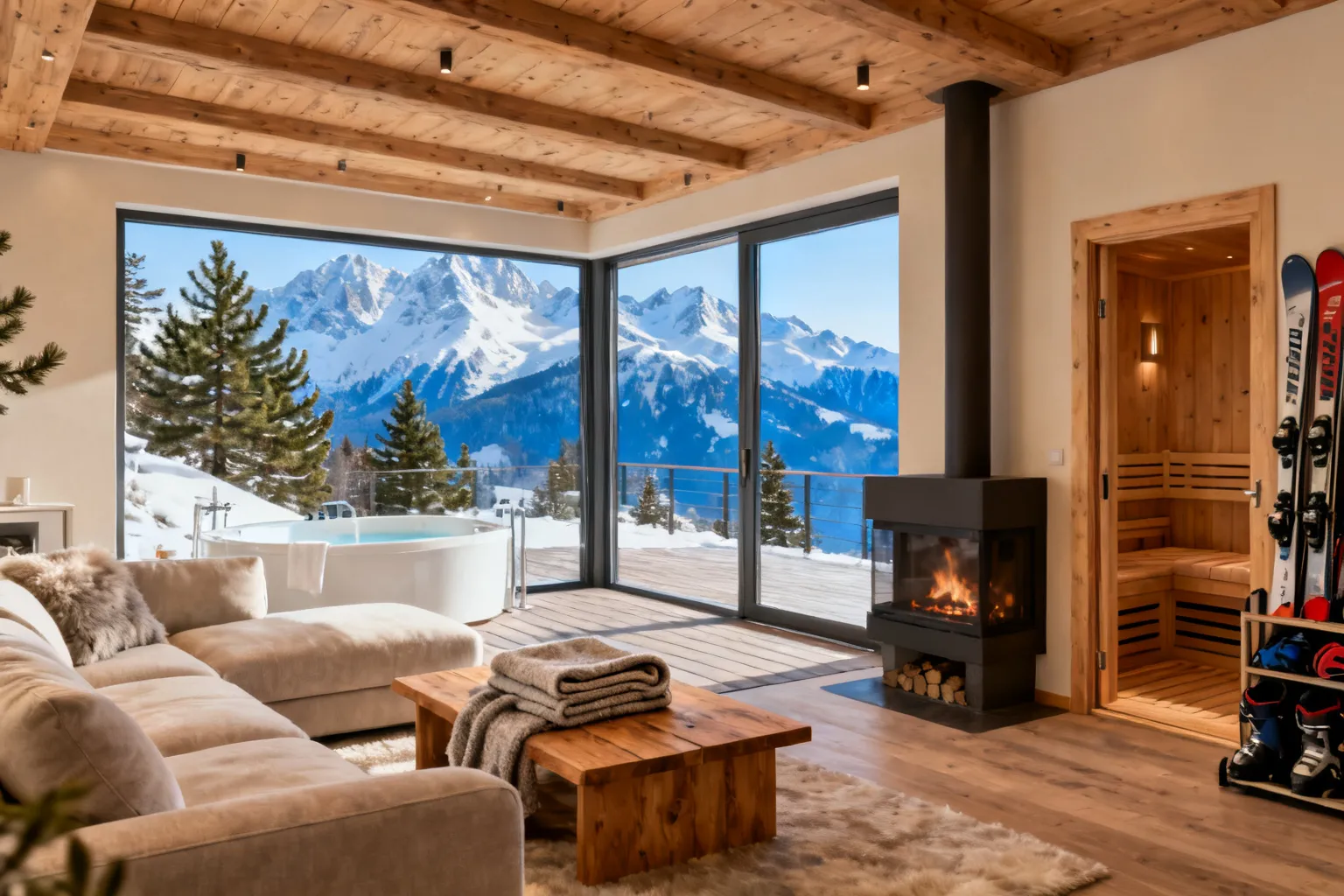 Willa Jana Kulczyka w Sankt Moritz — wnętrza i udogodnienia alpejskiej rezydencji