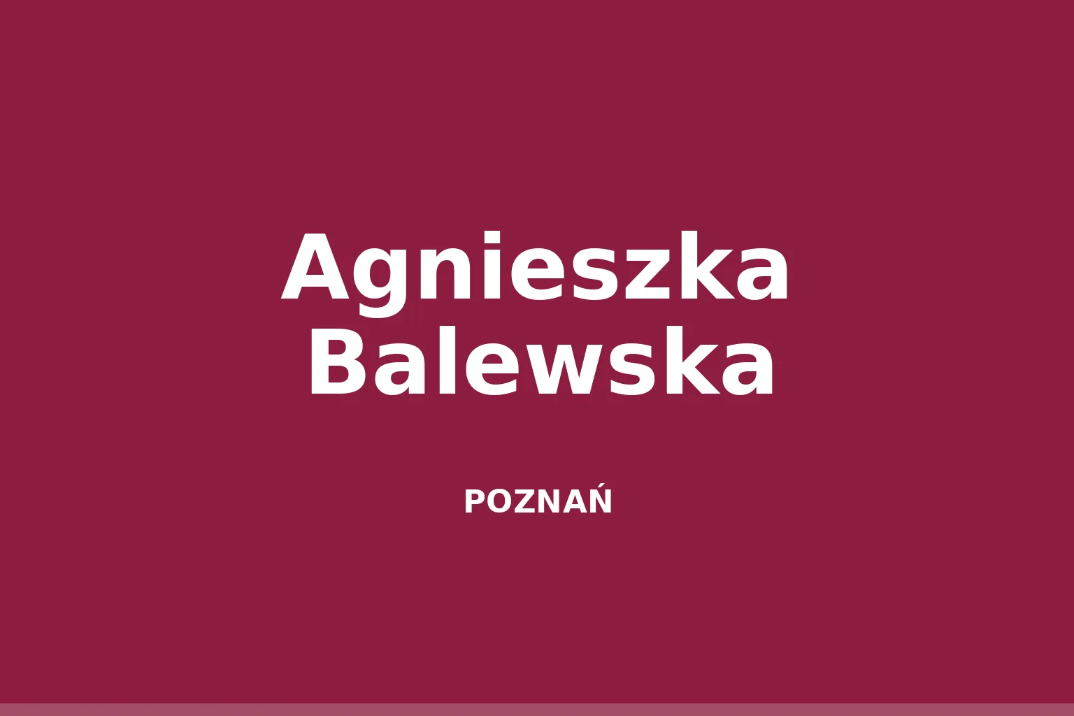 Agnieszka Balewska