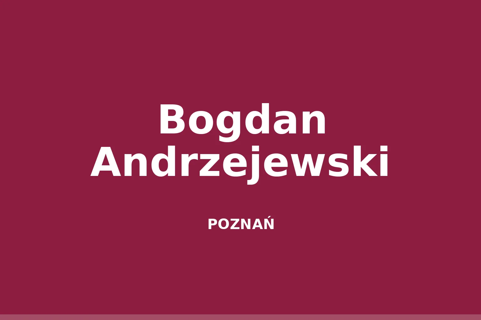 Bogdan Andrzejewski