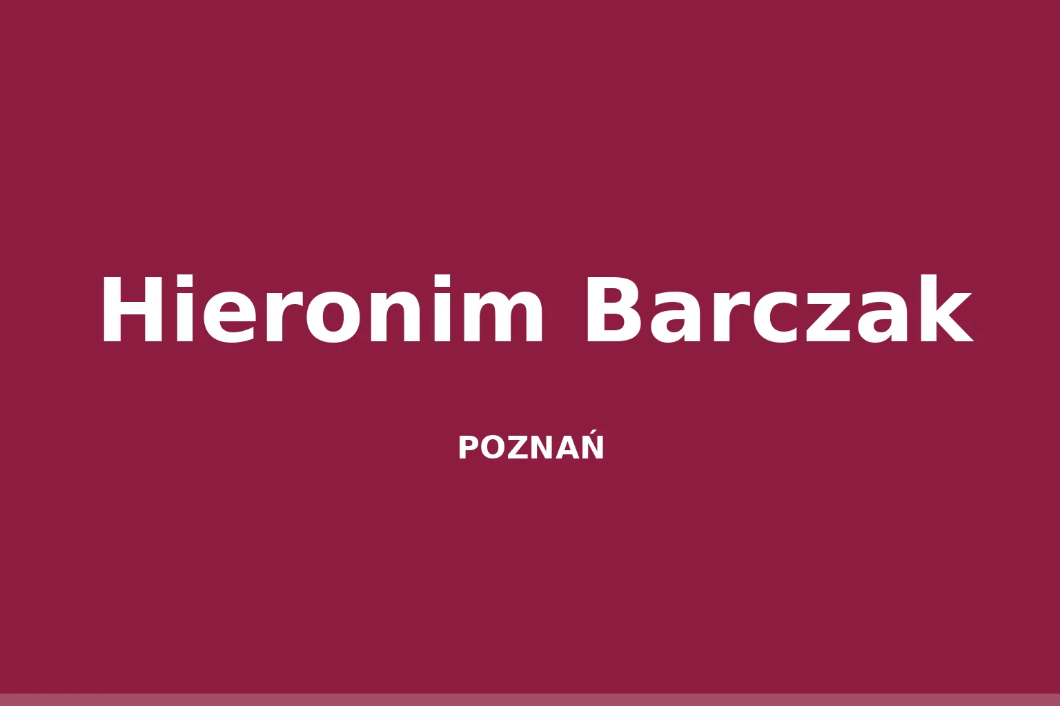 Hieronim Barczak