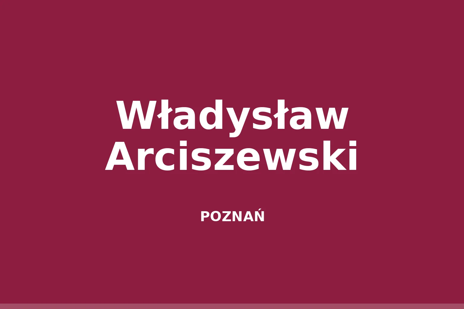 Władysław Arciszewski