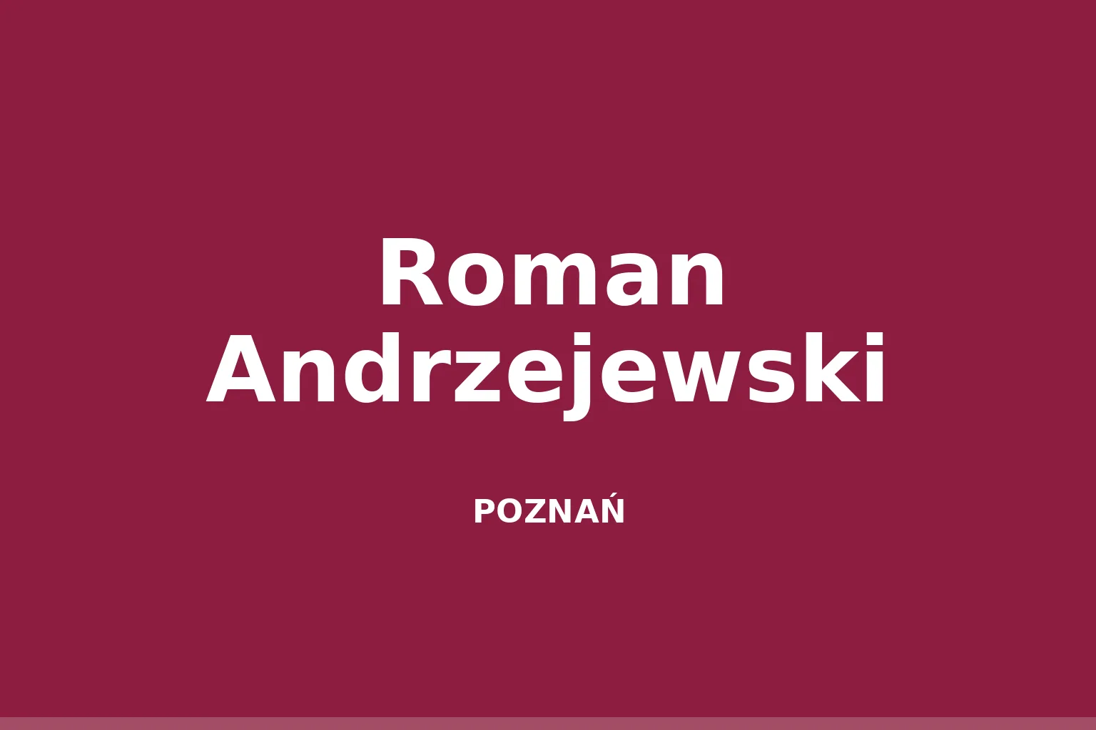 Roman Andrzejewski (ekonomista)