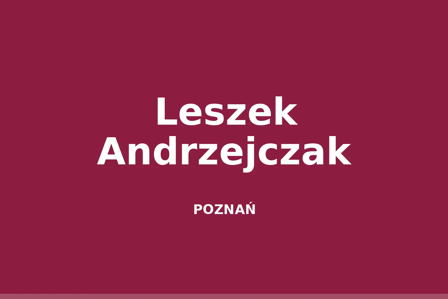 Leszek Andrzejczak