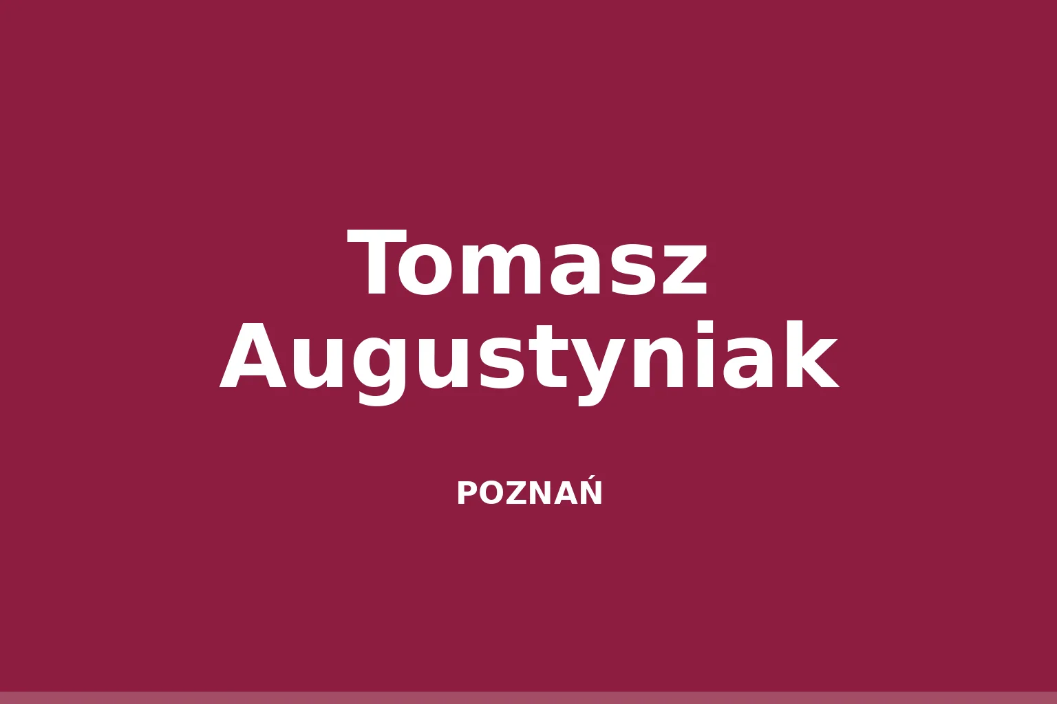 Tomasz Augustyniak