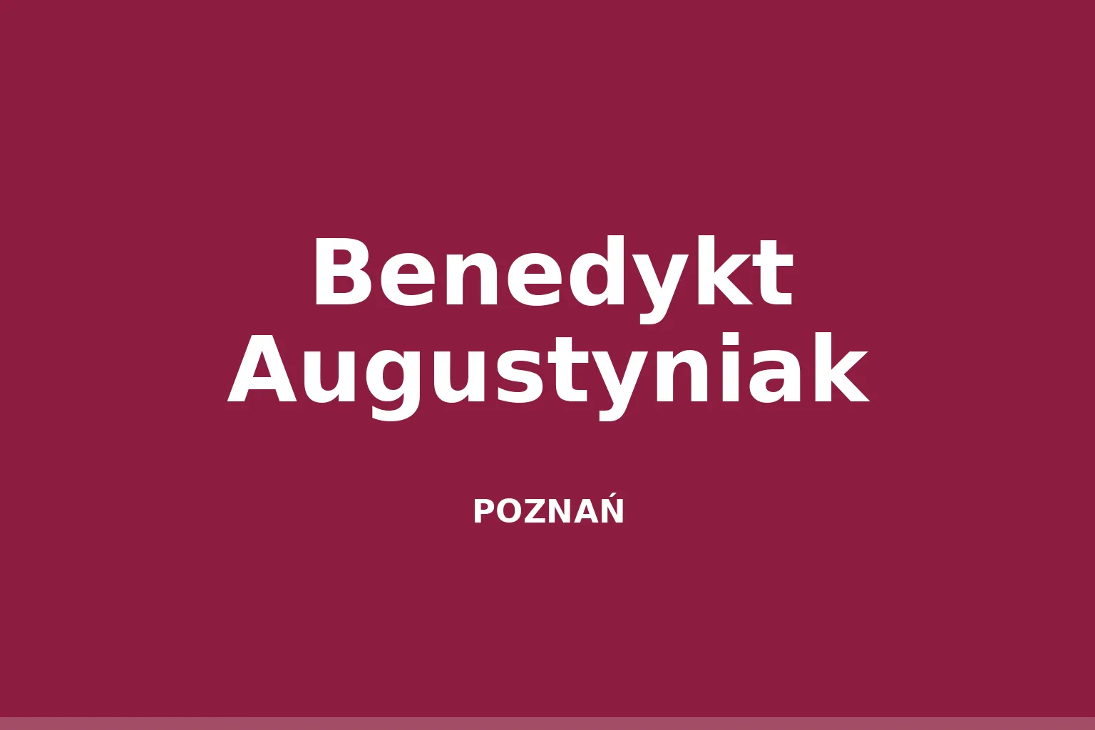 Benedykt Augustyniak
