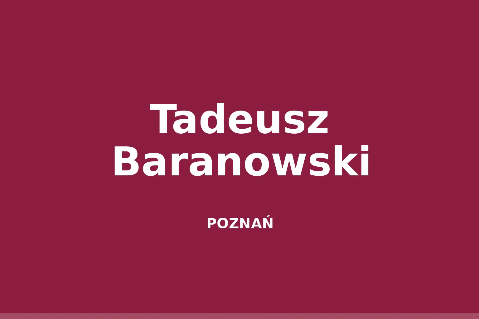 Tadeusz Baranowski (szachista)