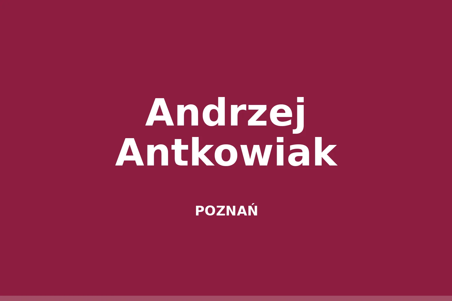 Andrzej Antkowiak
