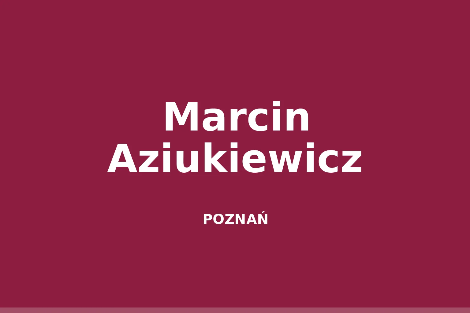 Marcin Aziukiewicz