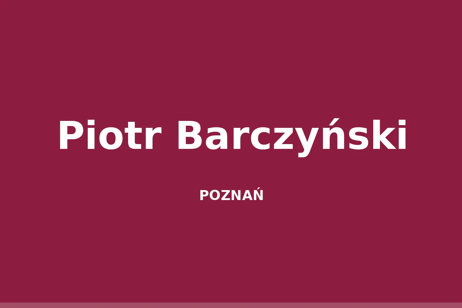 Piotr Barczyński