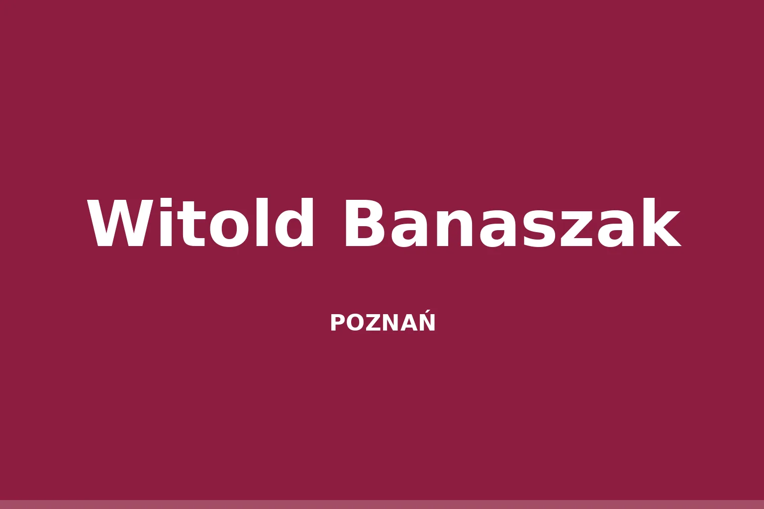 Witold Banaszak