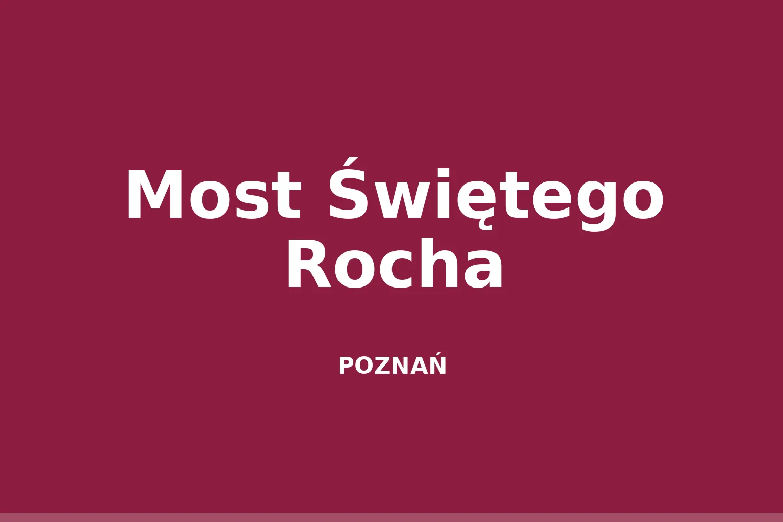 Most Świętego Rocha