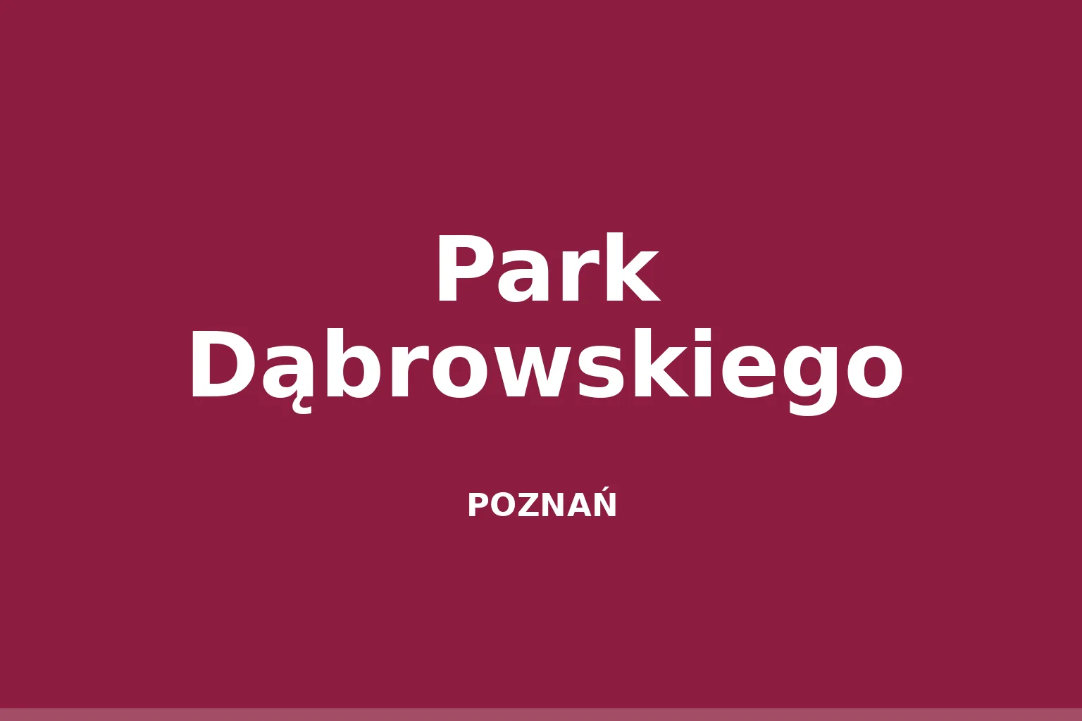 Park Dąbrowskiego